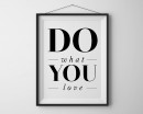 Quotes - Do What You Love Motivational Quote Wall Stickers Vinyl Lettering